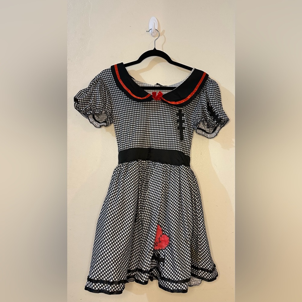 Goth Doll Halloween Costume Dress